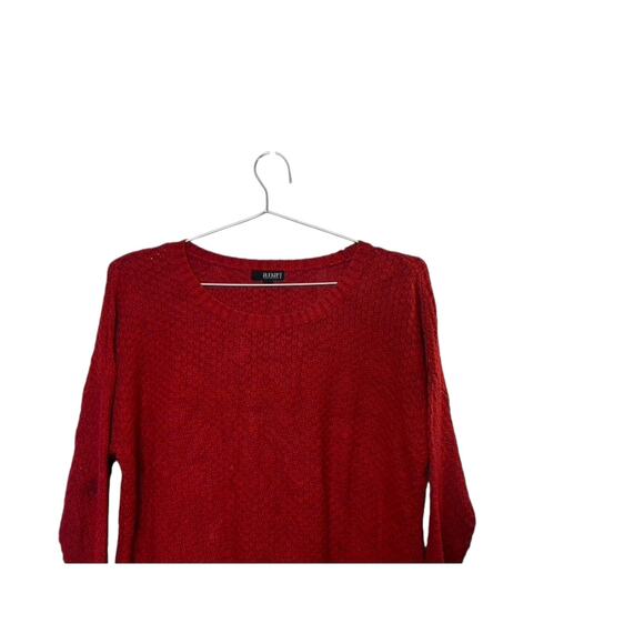 a.n.a A New Approach Red Long Sleeve Light Weight Sweater Women's Size 1X - Picture 2 of 6